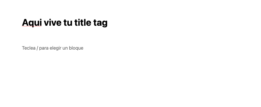 Title tag en wordpress 2